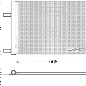Dostępne od ręki Skraplacz, klimatyzacja DENSO DCN20014