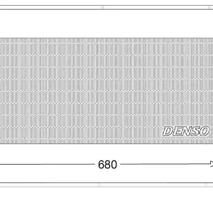 Skraplacz, klimatyzacja DENSO DCN20023 Nowy