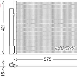 Skraplacz, klimatyzacja DENSO DCN20036 Bezpieczna płatność