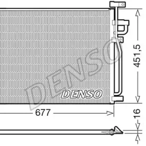 Skraplacz, klimatyzacja DENSO DCN20040 Darmowa dostawa