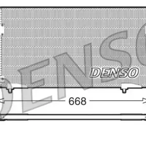 Skraplacz, klimatyzacja DENSO DCN21011 Popularny