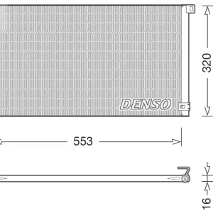 Skraplacz, klimatyzacja DENSO DCN21014 Bezpieczna płatność