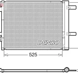Dostępne od ręki Skraplacz, klimatyzacja DENSO DCN21022
