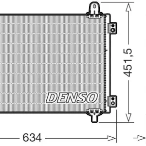 Tylko dziś Skraplacz, klimatyzacja DENSO DCN21034