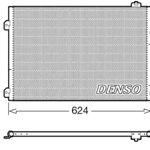 Dodaj do koszyka Skraplacz, klimatyzacja DENSO DCN23027