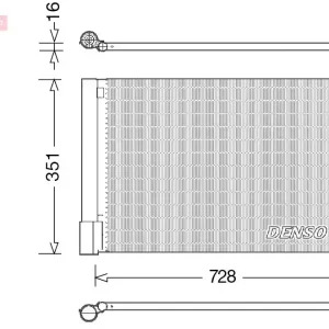 Skraplacz, klimatyzacja DENSO DCN23032 Hit cenowy