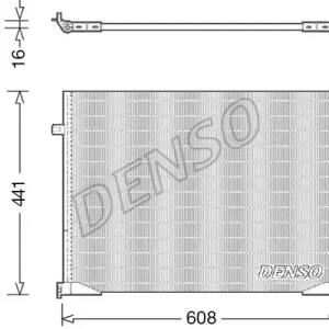 Skraplacz, klimatyzacja DENSO DCN23035 Nowość