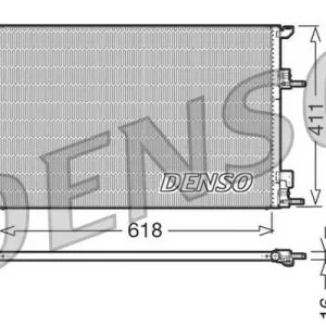 Szybka dostawa Skraplacz, klimatyzacja DENSO DCN25001