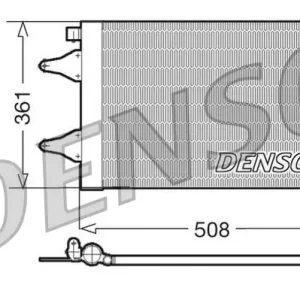 Najlepsza cena Skraplacz, klimatyzacja DENSO DCN27004