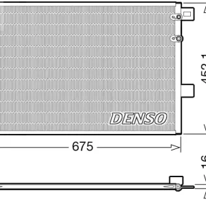 Skraplacz, klimatyzacja DENSO DCN32065 Hit cenowy