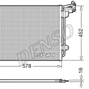 Skraplacz, klimatyzacja DENSO DCN32067 Szybka dostawa