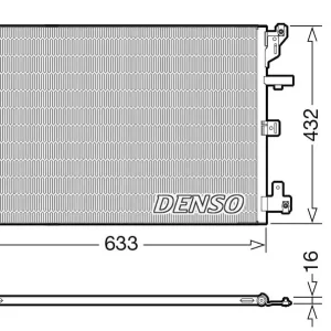 Skraplacz, klimatyzacja DENSO DCN33012 Wysoka jakość