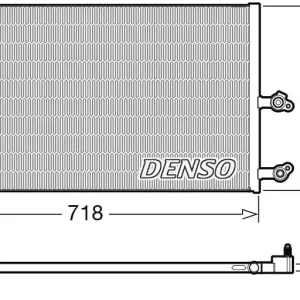 Niska cena Skraplacz, klimatyzacja DENSO DCN33014
