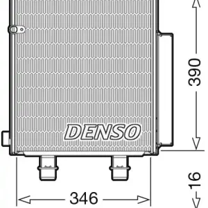 Skraplacz, klimatyzacja DENSO DCN35004 Wyprzedaż