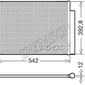 Szybka wysyłka Skraplacz, klimatyzacja DENSO DCN37004