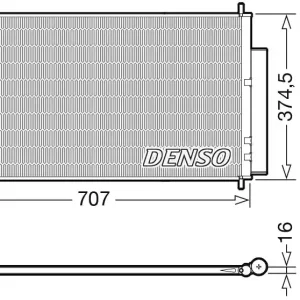Skraplacz, klimatyzacja DENSO DCN40025 Tylko do końca tygodnia