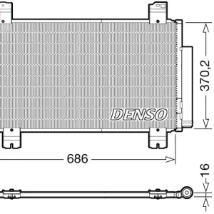 Skraplacz, klimatyzacja DENSO DCN40033 Wyjątkowa oferta