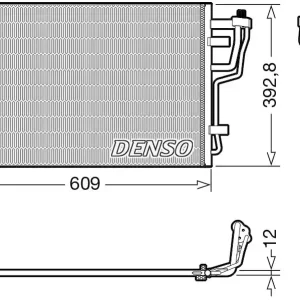 Najlepsza cena Skraplacz, klimatyzacja DENSO DCN41013