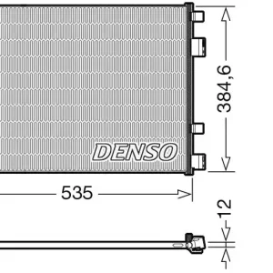 Do wyczerpania zapasów Skraplacz, klimatyzacja DENSO DCN41020