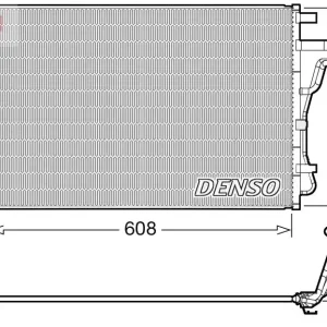 Skraplacz, klimatyzacja DENSO DCN43004 Premium