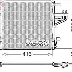 Tani Skraplacz, klimatyzacja DENSO DCN43014