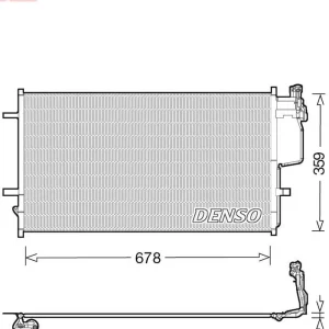 Skraplacz, klimatyzacja DENSO DCN44010 Tylko do końca tygodnia