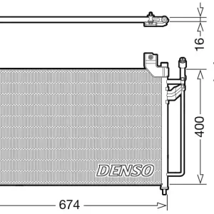 Zamów dziś Skraplacz, klimatyzacja DENSO DCN44013