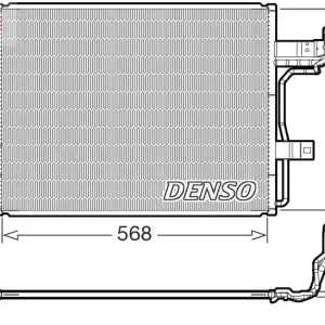 Zniżka Skraplacz, klimatyzacja DENSO DCN44019