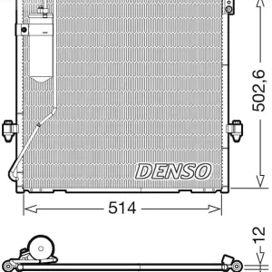Najlepsza cena Skraplacz, klimatyzacja DENSO DCN45010
