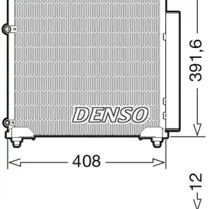 Bezpieczna płatność Skraplacz, klimatyzacja DENSO DCN45012