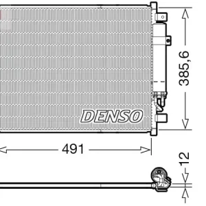 Skraplacz, klimatyzacja DENSO DCN46034 Hit cenowy