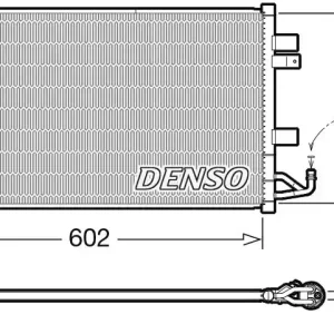 Darmowy zwrot Skraplacz, klimatyzacja DENSO DCN46035