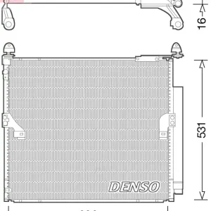 Tylko do końca tygodnia Skraplacz, klimatyzacja DENSO DCN50038