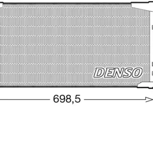 Kup online Skraplacz, klimatyzacja DENSO DCN50115