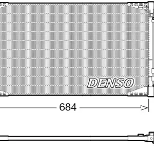 Skraplacz, klimatyzacja DENSO DCN50119 Do wyczerpania zapasów