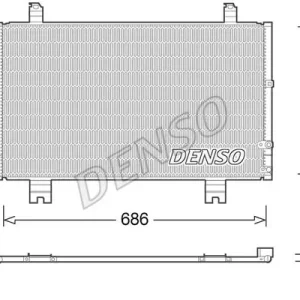 Wysoka jakość Skraplacz, klimatyzacja DENSO DCN51013