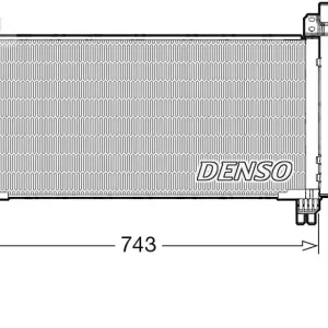 Szybka wysyłka Skraplacz, klimatyzacja DENSO DCN51014