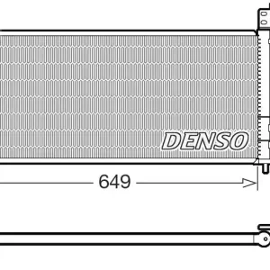 Skraplacz, klimatyzacja DENSO DCN51021 Nie przegap