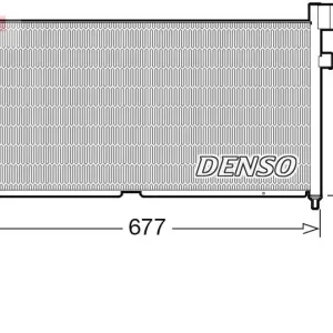 Dostępne od ręki Skraplacz, klimatyzacja DENSO DCN99056