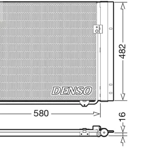 Nowość Skraplacz, klimatyzacja DENSO DCN99061