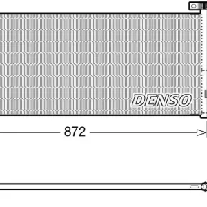 Darmowa dostawa Skraplacz, klimatyzacja DENSO DCN99072