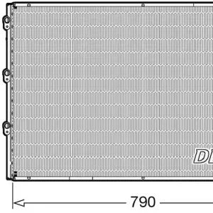 Skraplacz, klimatyzacja DENSO DCN99078 Dostępne od ręki