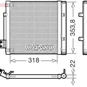 Skraplacz, klimatyzacja DENSO DCN99082 Do wyczerpania zapasów