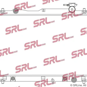 Chłodnica, układ chłodzenia silnika SRLINE 74D108-2 Kup online