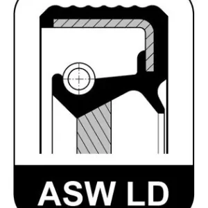 Pierścień uszczelniający wału, wał korbowy ELRING 754.030 Ograniczona ilość