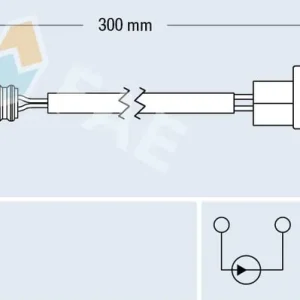 Łatwy zwrot Sonda lambda FAE 75621