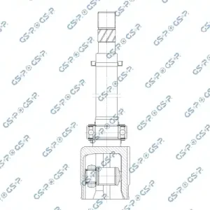 Sklep Wazcar  Karta produktu: GSP 641142 GSP PRZEGUB NAPĘDOWY KPL. NISSAN (!) Bezpieczne zakupy