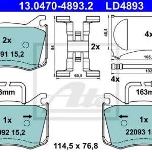 KLOCKI HAM.CERAMIC PRZOD Rabat