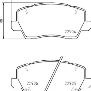KLOCKI HAMULCOWE PRZOD Hit sprzedaży