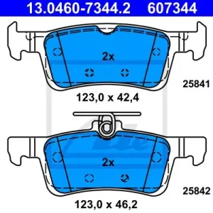 Łatwy zwrot KLOCKI HAM.TYL FORD